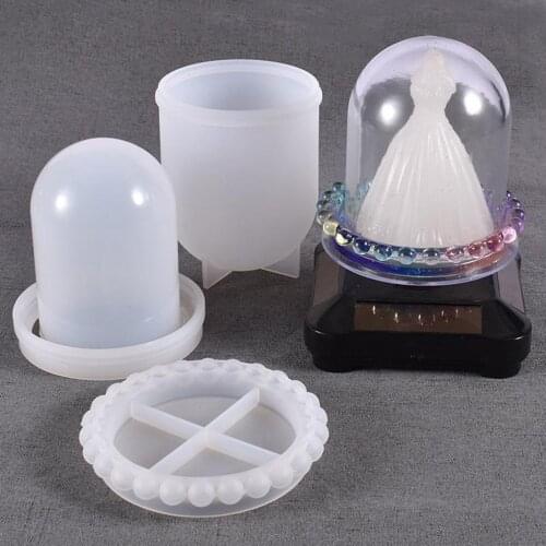 DIY Dice Cup Silicone Mold Crystal Resin Molds for Casting Eco-Friendly Sturdy Jewelry Casting Mold for Resin,Concrete,Cement