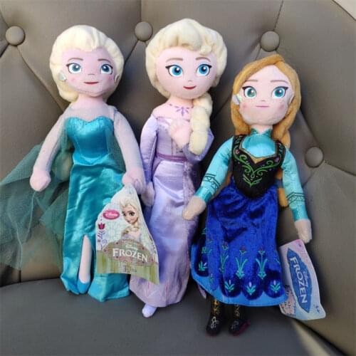 25CM Anna Elsa soft toys prince stuffed animals baby kids toys gift girl high quality