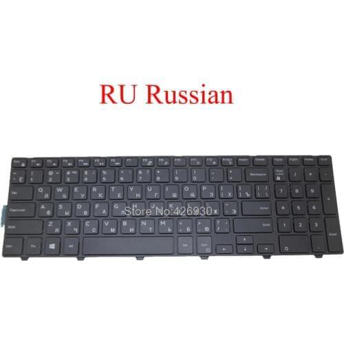 RU Keyboard For DELL For Inspiron 15 3541 3542 3543 5542 5545 5547 5551 5552 5555 5557 5558 5559 5759 7557 Russian 0HHCC8 HHCC8
