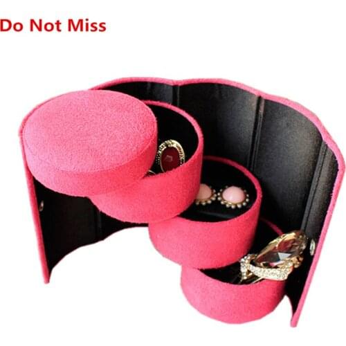 Do Not Miss New Arrivals Jewelry Necklace Storage Organizer Bag Hasp Barrel Shaped Bag Project organizer bags