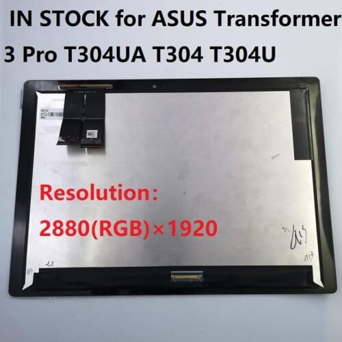 NV126A1M-N51 V3.1 LCD Display Monitor Touch Screen Panel Glass Assembly 12.6" for ASUS Transformer 3 Pro T304UA T304 T304U