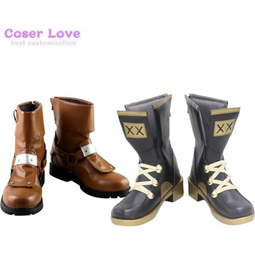 Final Fantasy 7: Remake Wedge Cosplay Boots shoes Halloween Christmas Boots