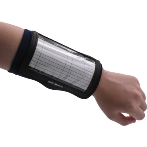 Portable Training Assistant Football Soccer Tactics Board Wrist Sleeve Fold Transparent Cover Useful Teaching Board New