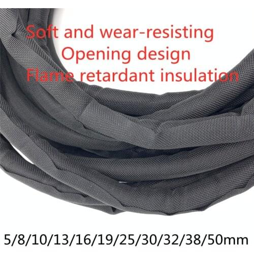 Cable Sleeve Expandable Braided 5 8 10 13 16 19 20 25 32 mm PET Self Closing Pipe Hose Tube Protector Harness Nylon Wire Wrap