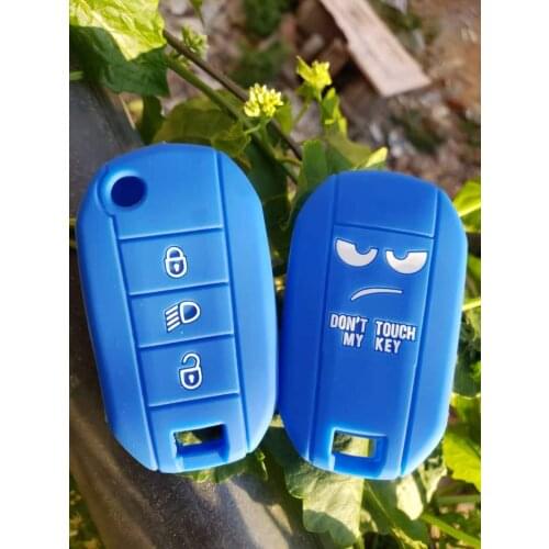 3 Button Silicone Car Remote Key Cover For Peugeot 208 308 3008 408 508 For Citroen C3 C4L C5 C6 C8 Picasso Xsara