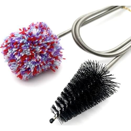 Metal Sax Cleaning Brush Swab Neck Cleaner for Alto/Tenor/Soprano Saxophone Beginners Accessory