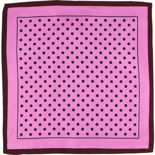 Silk Print Polka Dots Pattern Handkerchief Formal Wear Dress Suit Pocket Square