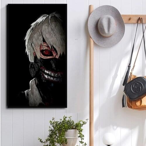 Tokyo Ghoul Poster Anime Wall Scroll Decoration Poster Art Prints 50 x 70 cm,No Frame