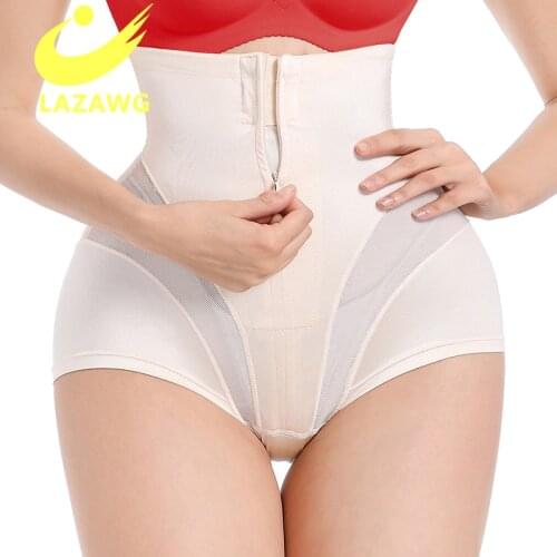 LAZAWG Postpartum Girdle High Waist Control Panties Women Butt Lifter Belly Slimming Body Shaper Underwear Belly Waist Trainer