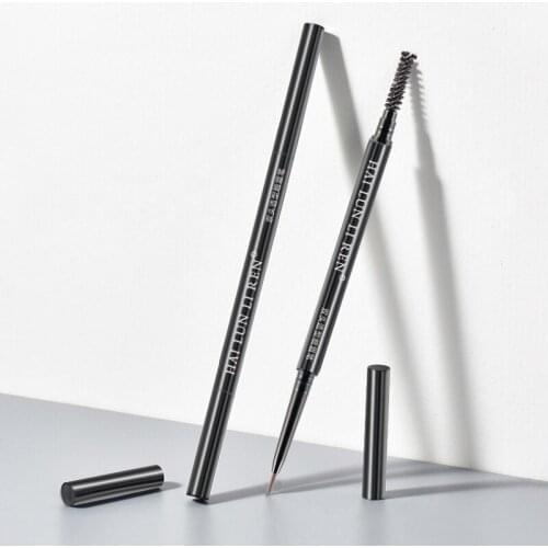 6 Colors Explosive Eyebrow Pen Ultra fine Double headed Waterproof Sweatproof Lasting Eyebrow Pencil TSLM1