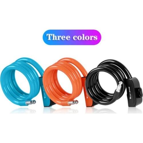 Bicycle PVC Lock MTB Road Bike Safety Anti-theft Chain Lock Outdoor Cycling Bicycle Accessories Bike Lock Hot