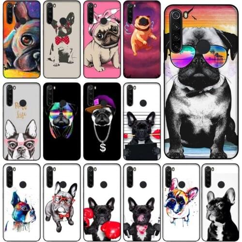 YNDFCNB French Bulldog Dog Pug Phone Case for Xiaomi Redmi 5 5Plus 6 6A 4X 7 8 Note 5 5A 7 8 8Pro