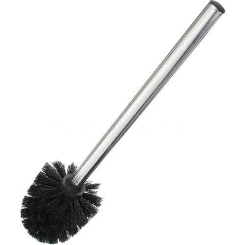1pcs Replacement Stainless steel WC Bathroom Cleaning Toilet Brush Black Head Holder