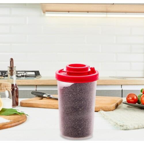 2PCS Salt Pepper Shakers Seasoning Jar Can Pepper Bottle Barbecue Condiment Kitchen Gadget Tool For Outdoors Camping Picnic