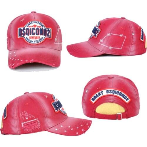 2021 Brand DSQ ICON Casquette Dad Hip Hop Baseball Cap Casquette Hats Solid Pattern Hats Letters Snapback Cap for Man caps