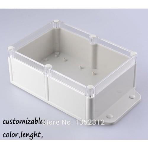 3 pcs/lot 260*143*78mm plastic enclosure ip68 weatherproof instrument box electronic box DIY waterproof junction box control box