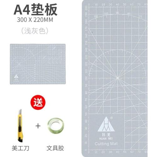 A4 / A5 3 Colour Multifunction Pvc Leather Cutting Mat Board Healing Sculpture DIY Tool Hand Writing Cutter Knife machine Mater