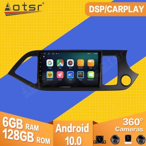 For KIA Morning 2011 2012 - 2016 Android Car Tape Radio Recorder Multimedia Player Stereo GPS Navi Video PX6 Head Unit No 2 din