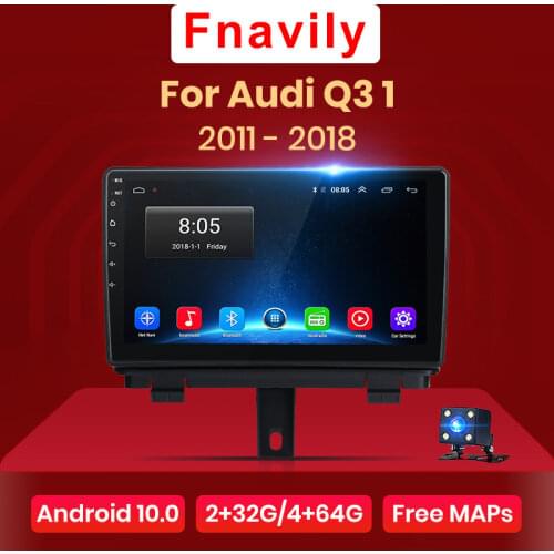 Junsun V1 Android 10.0 DSP CarPlay Car Radio Multimedia Video Player Auto Stereo GPS For Audi Q3 MMI 2G 3G 2011- 2 din dvd