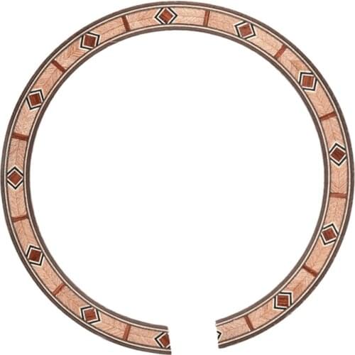 B-55 Durable Acoustic Guitar Circle Sound Hole Decal Soundhole Rosette