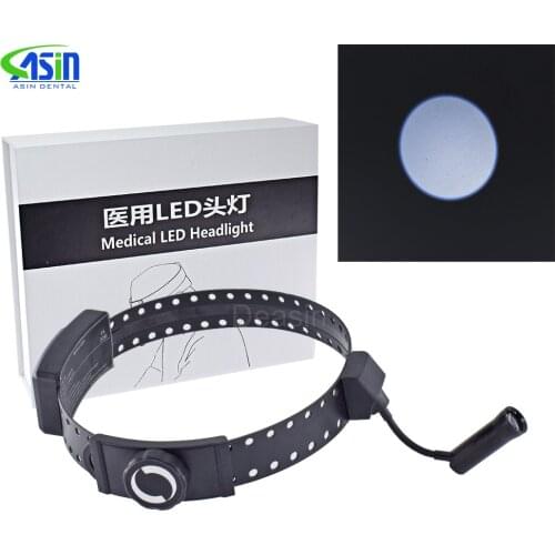 ASIN 5W Wireless ultra-light LED high-brightness dental implant ENT surgical plastic otolaryngology headband medical headlight