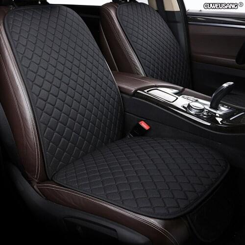 CUWEUSANG flax car seat covers For nissan leaf x-trail t30 navara d40 almera n16 primera p12 terrano teana j32 classic car seats