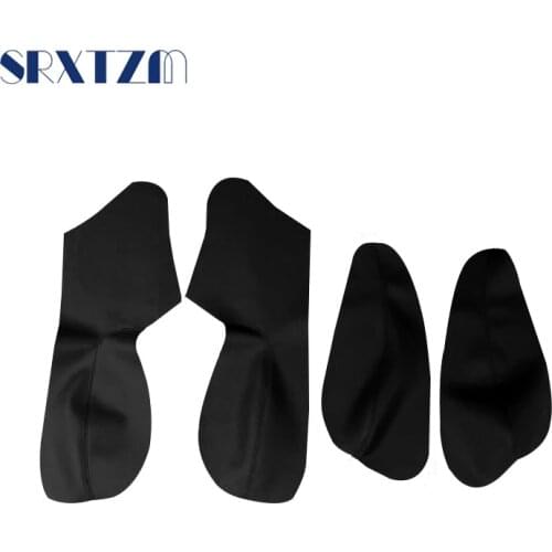 For Peugeot 206 For Citroen C2 Car Interior Door Armrest Panel Microfiber Leather Cover Protective Trim