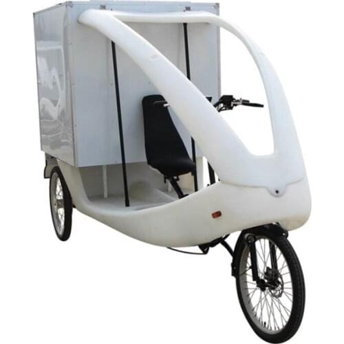 Adult Electric Cargo Bike Tricycle Three Wheels Passenger Car 3 Wheel Bicycle Delivery Vehicle for sale