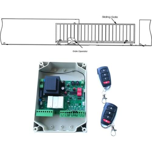 220v AC sliding door board with remote controls optional for sliding gate opener