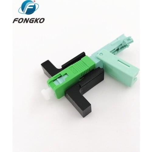Hot Sale 53MM SC APC Single-Mode Fiber Optic FTTH Tool Fast Quick Cold Connector