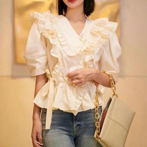 Бежевые блузки Khalee Yose China At AliExpress