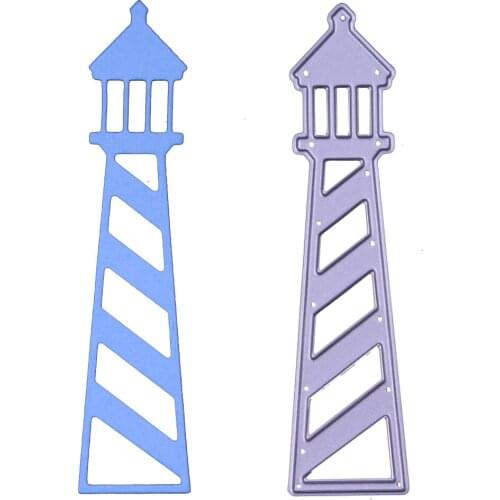 Lighthouse Metal Cutting Dies Diy Scrapbooking Photo Album Decorative Embossing Paper Card Craft Template Die Cut