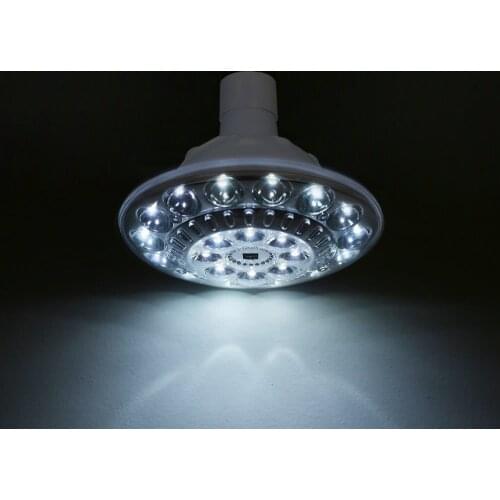 1W 22 LED Multi-functional Solar Powered Bulb Light 100LM 3 Lighting Modes Outdoor Indoor Portable Lamp with Remote Controller