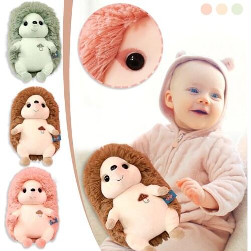 Soft Stuffed Dolls Pillow Kawaii Hedgehog Doll Plush Toy Cartoon Animal Plush Dolls Children Baby Accompanying Toys