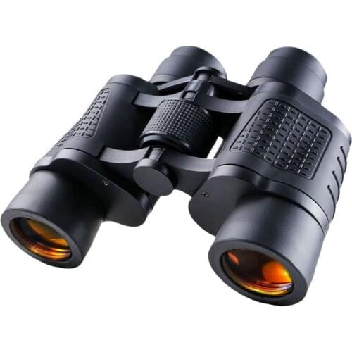 New Black Telescope 80X80 Binoculars 10000M High Power For Outdoor Hunting Optical low light Night Vision Fixed Zoom binocular