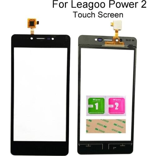 Mobile Touch Screen For Leagoo Power 2 Touch Screen Digitizer Panel Front Glass Repair Tools 3M Glue