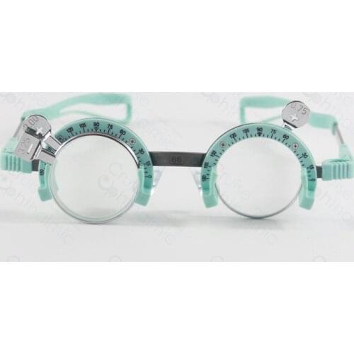 Light Weighted Half Rimmed Silicon Trial Frame TF5866H | PD range 58-66mm | Trial Lens Frame | Extra Nosepad