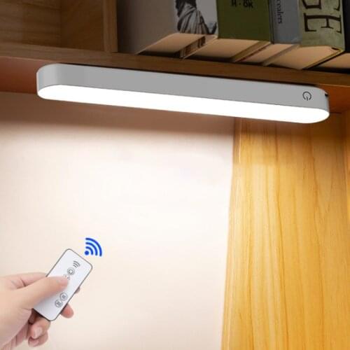 Led Desk Lamp Remote Control Cabinet Light Touch Dimming Reading Desk Lamp Eye Protection Magnetic Dormitory Study Wardrobe