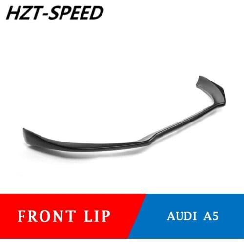 Carbon Fiber Car Racing Front Bumper Lip Spoiler Apron Splitters for Audi A5 Sline S5 Sedan 2012 - 2016