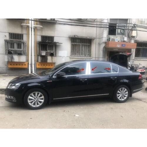 High-quality stainless car window decoration strip anti-scratch protection car accessories For Volkswagen Passat B7 B8 2007-2019