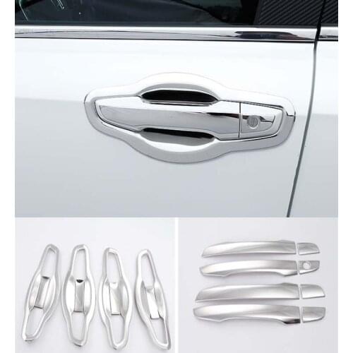 Door Handle Protectoer Bowl Steel Cover Trim Full Set For 2017-2021 Honda CRV CR-V New Car Decoration Accessories Style