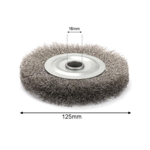 1pc Stainless Steel Brush Wheel Brushes For Bench Grinder Rust Removal 2019