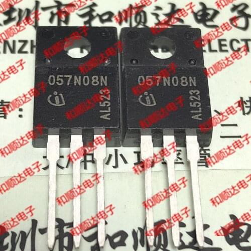 10pcs/lot 057N08N IPA057N08N3G New stock TO-220F 80V 80A