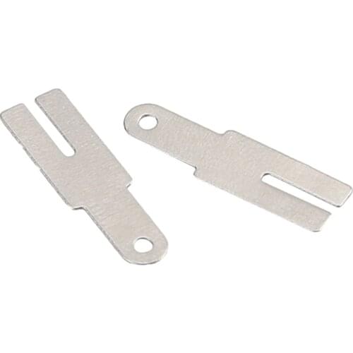 100 Piece Y Shaped Nickel Plated Steel Strip Strap Sheets for Battery Spot Welding Machine Welder Washers