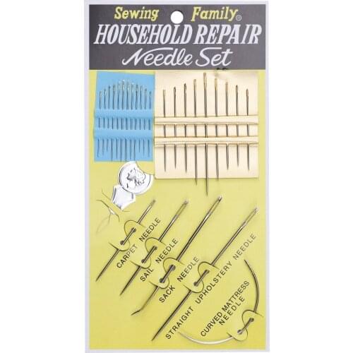 27Pcs/Set Craft Tool Manual worker Repair Needles Stitching For Canvas Leather Carpet Repair Upholstery Sewing Needles
