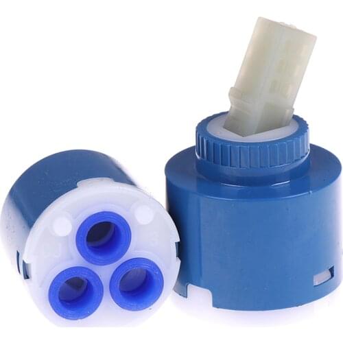 35/40mm Ceramic Disc Cartridge Mixer Faucet Thermostatic Cartridge Faucet Disc Valve PP Plastic Ceramic Cartridges For Mixer