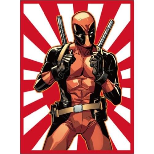 5 Pcs/Lot Deadpool Graffiti Sticker Bomb Waterproof DIY Skateboard Luggage Laptop Suitcase Water Bottle Guitar Car Decals Pack