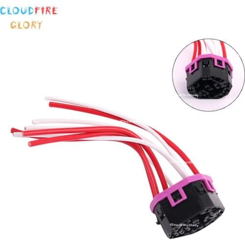 CloudFireGlory Ignition Switch Cable Harness Plug Fit For VW Passat B5 1997-2005 Golf Jetta MK4 Polo For AUDI A3 1997-2003