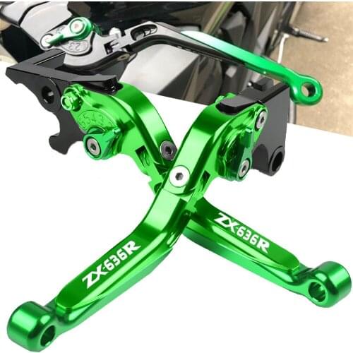 FOR KAWASAKI ZX636R ZX-636R ZX 636R 2000 2001 2002 2003 2004 Motorcycle Clutch Brake Lever Aluminum Extendable Adjustable Levers