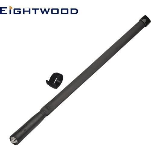 Eightwood Foldable CS Tactical SMA Female Ham Radio Antenna for Baofeng Kenwood Wouxun Handheld HT CB Two Way Radio Walkie Talki